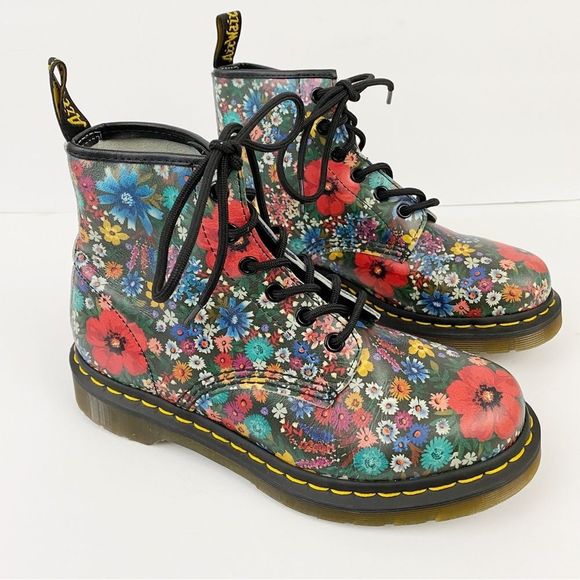 Dr. Martens Shoes - Doc Marten • Pascal Floral Boots